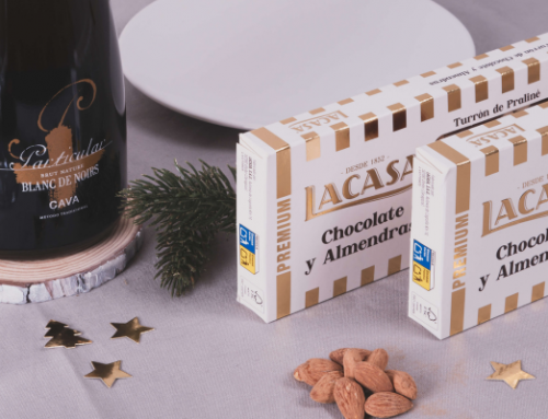 Alianza navideña entre Bodegas San Valero y Chocolates Lacasa para la promoción de Aragón Alimentos Nobles
